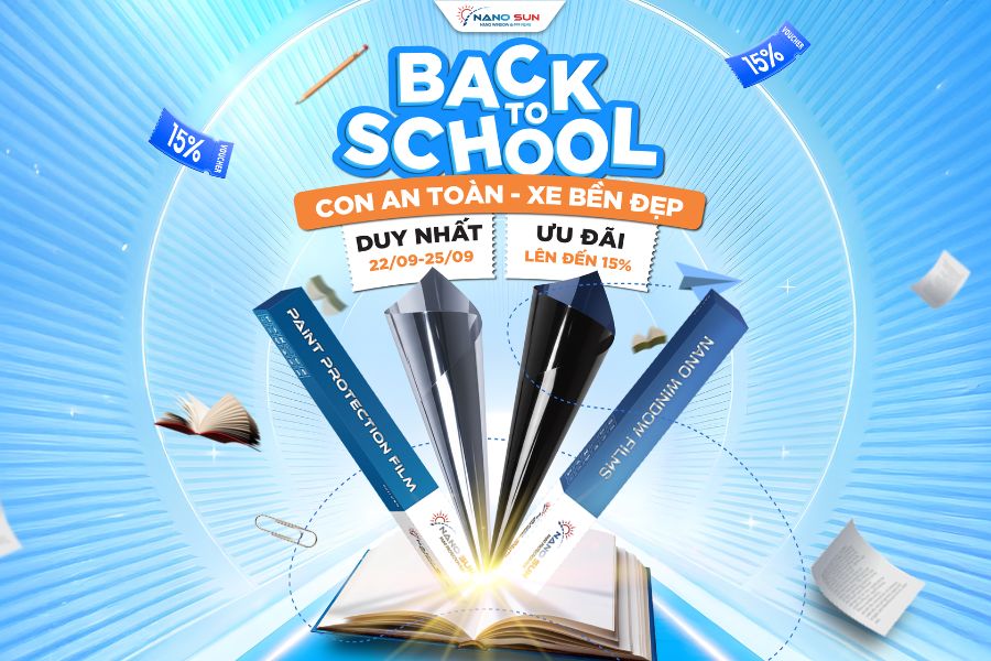 [ƯU ĐÃI HOT] BACK TO SCHOOL – CON AN TOÀN, XE BỀN ĐẸP