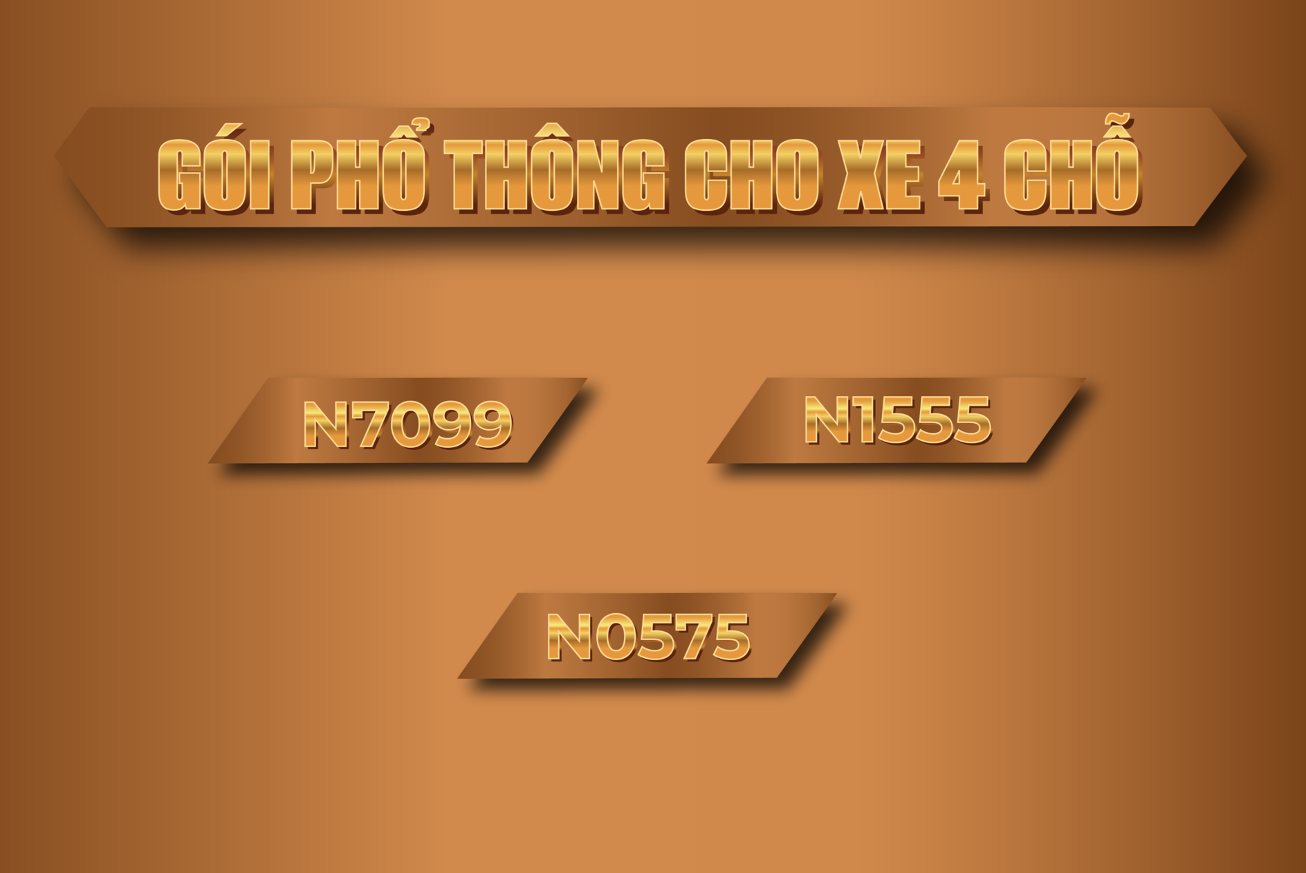 GÓI PHỔ THÔNG XE 4 CHỖ