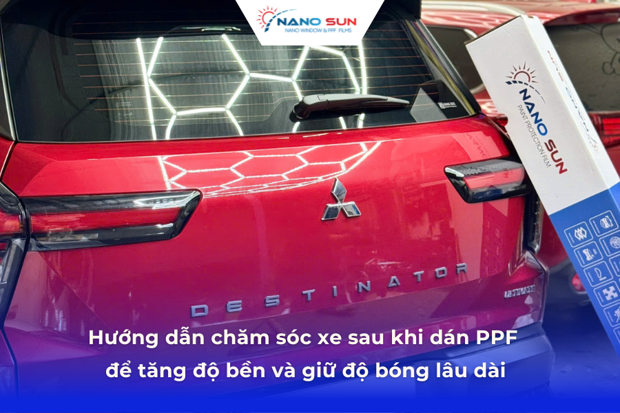 Hướng dẫn chăm sóc xe sau khi dán PPF để tăng độ bền và giữ độ bóng lâu dài