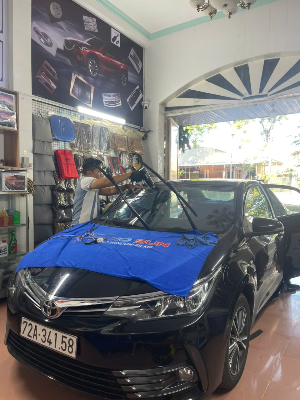 Dán film PPF xe Toyota